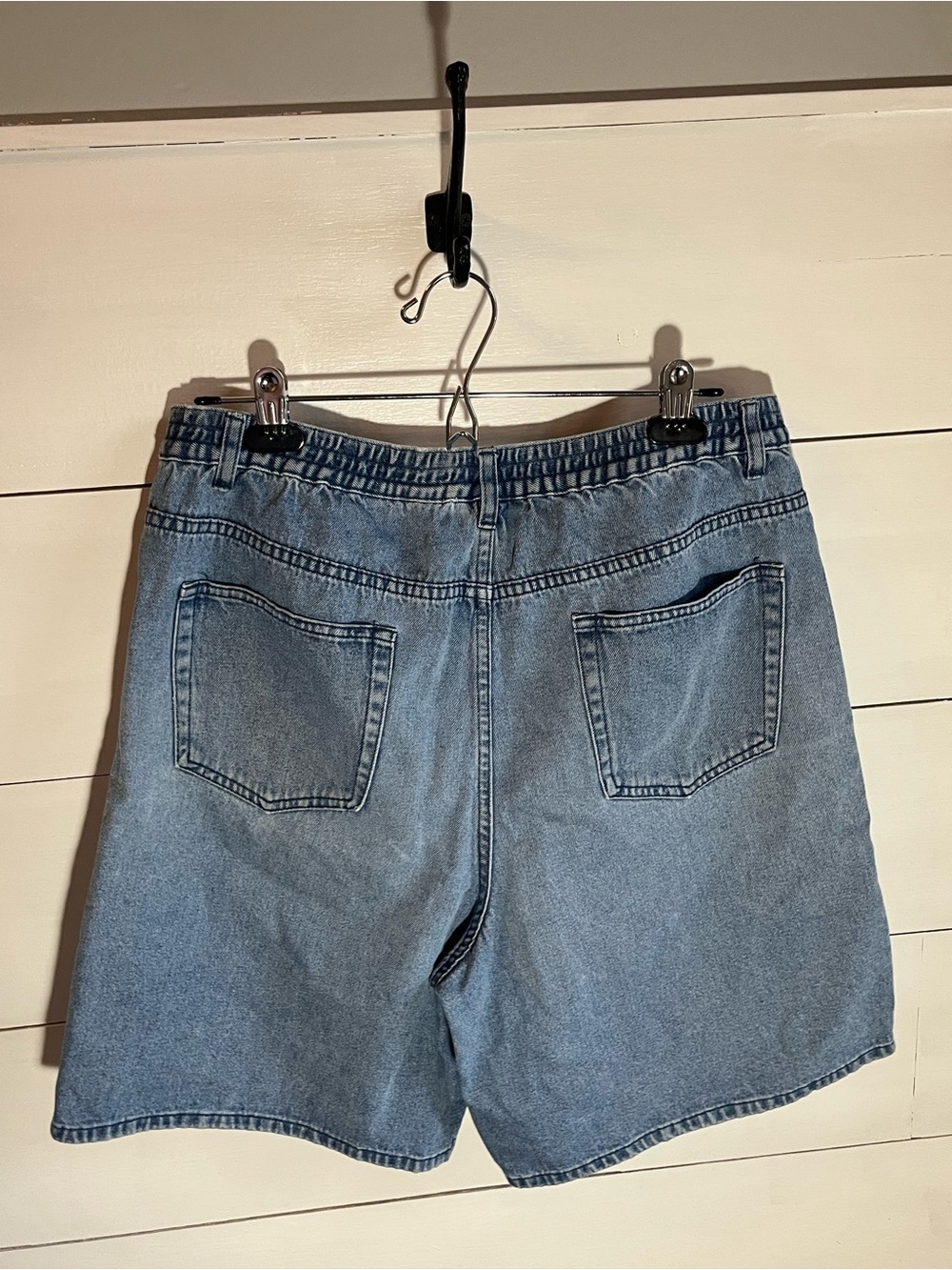 Tradition High-Rise Light Blue Denim Shorts - Picture 4 of 4